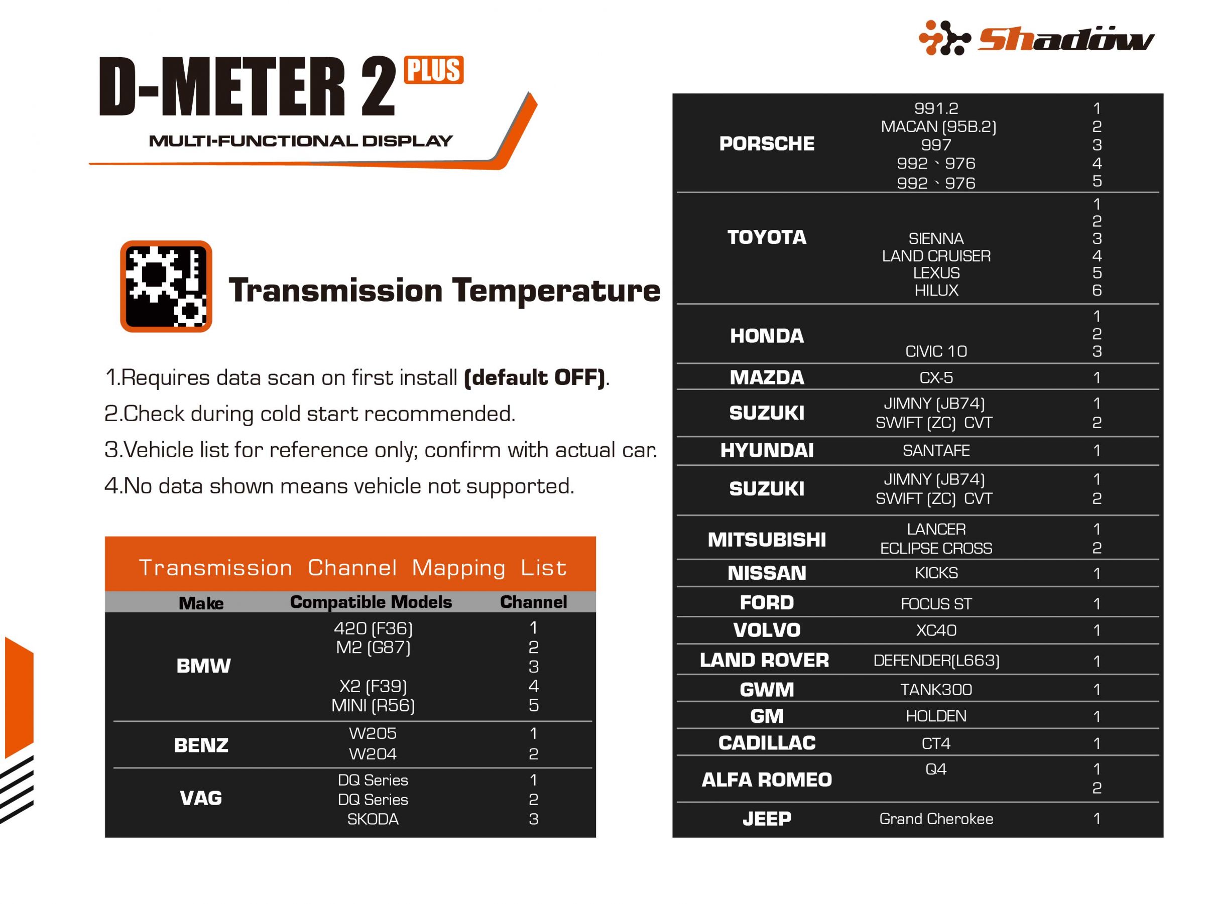 D-METER 2 PLUS ATF TEMP