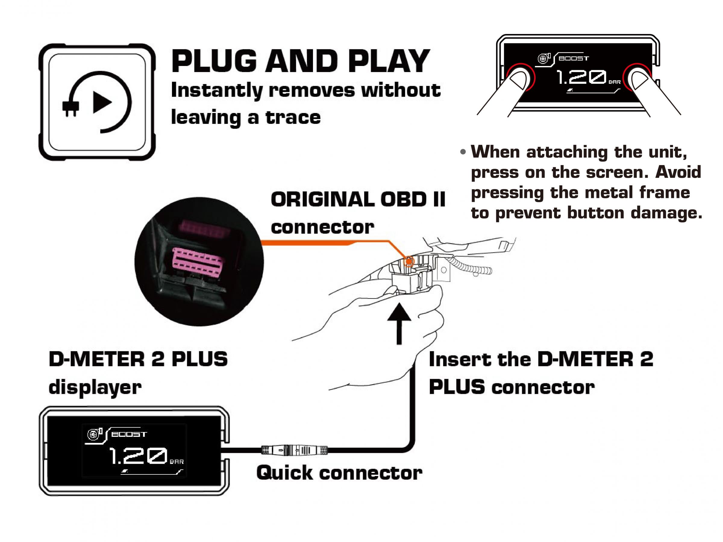 D-METER 2 PLUS_التوصيل والتشغيل