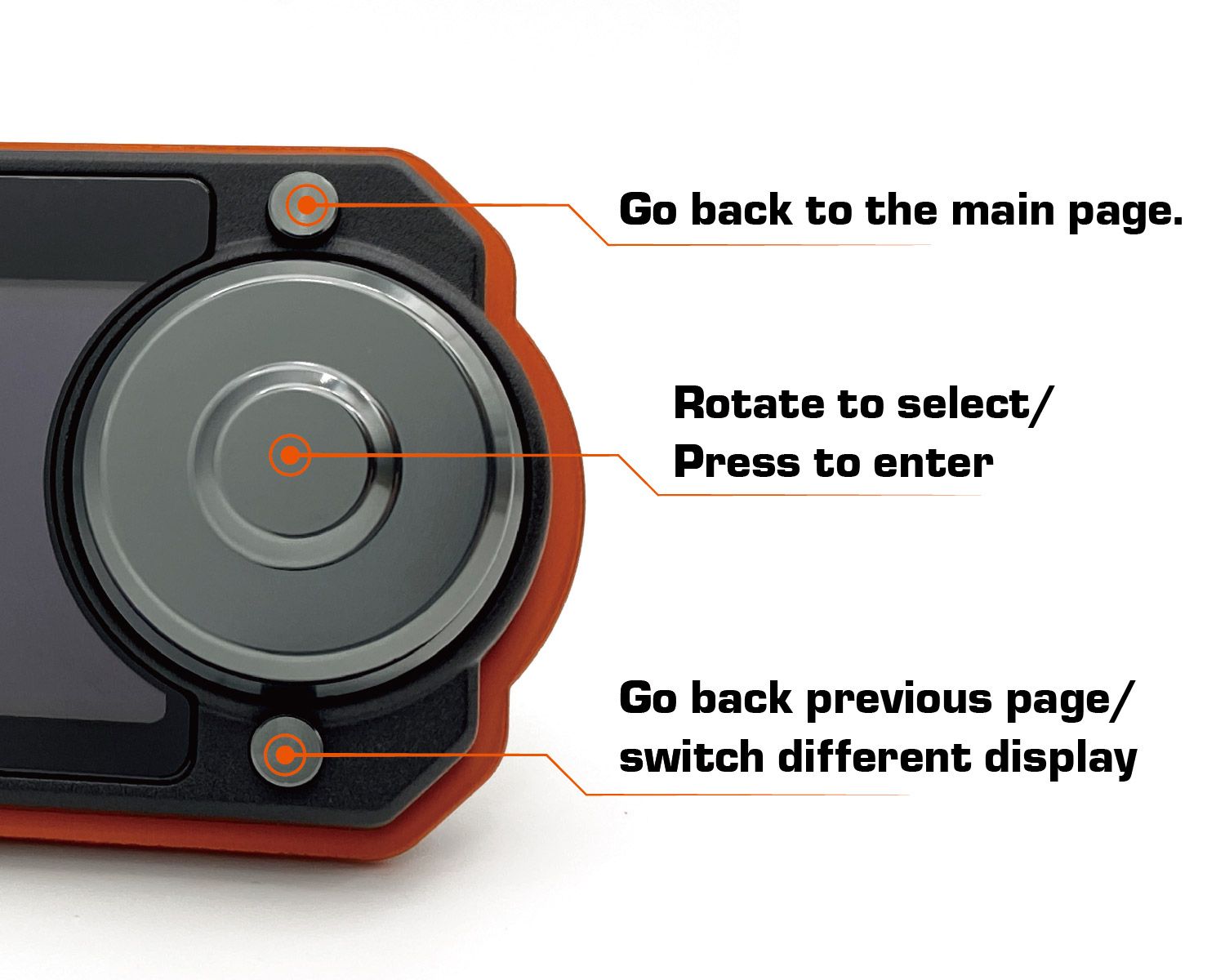 Digital electronic boost controller Button Function