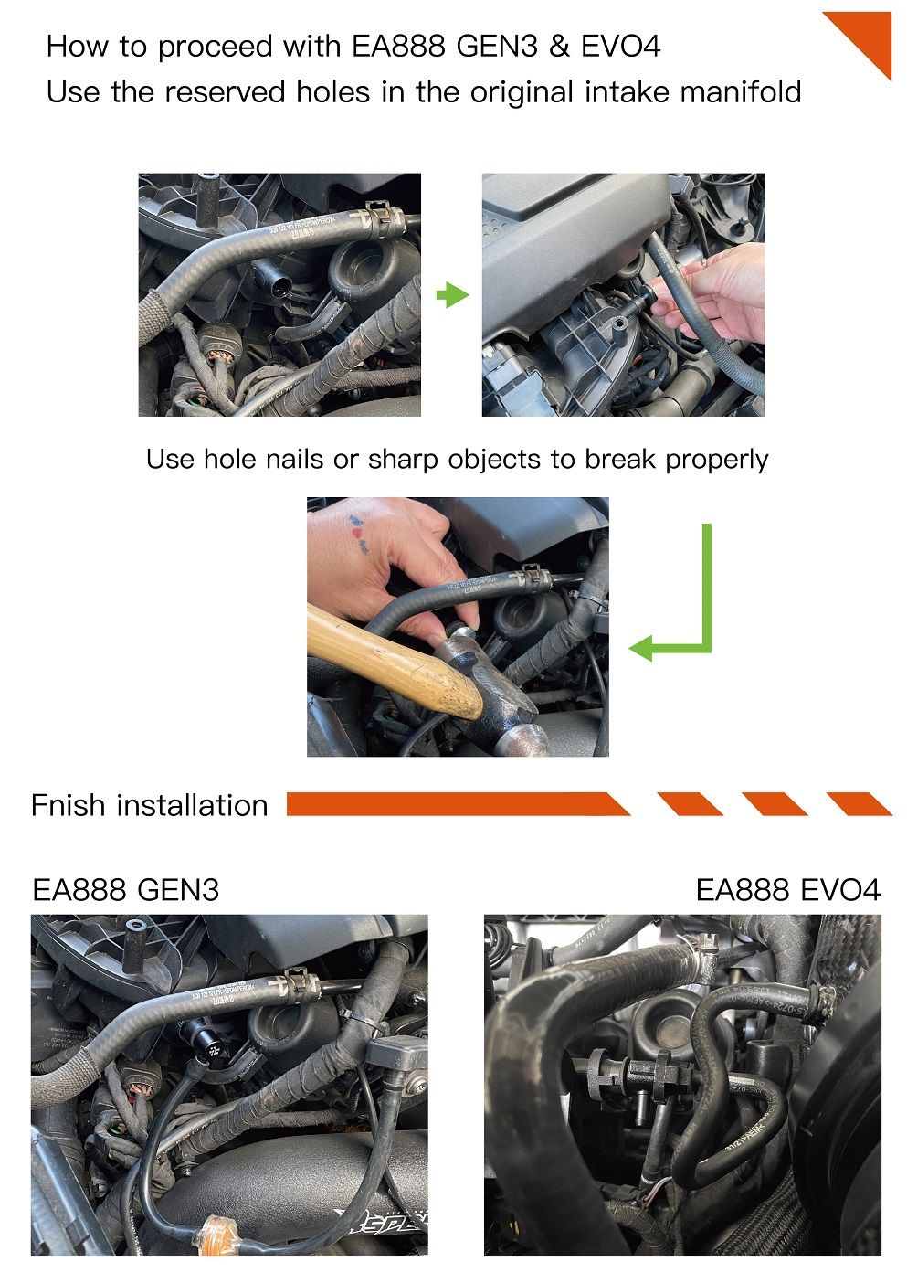 installazione adattatore boost EA888 GEN3 &amp; EVO4 EN 2