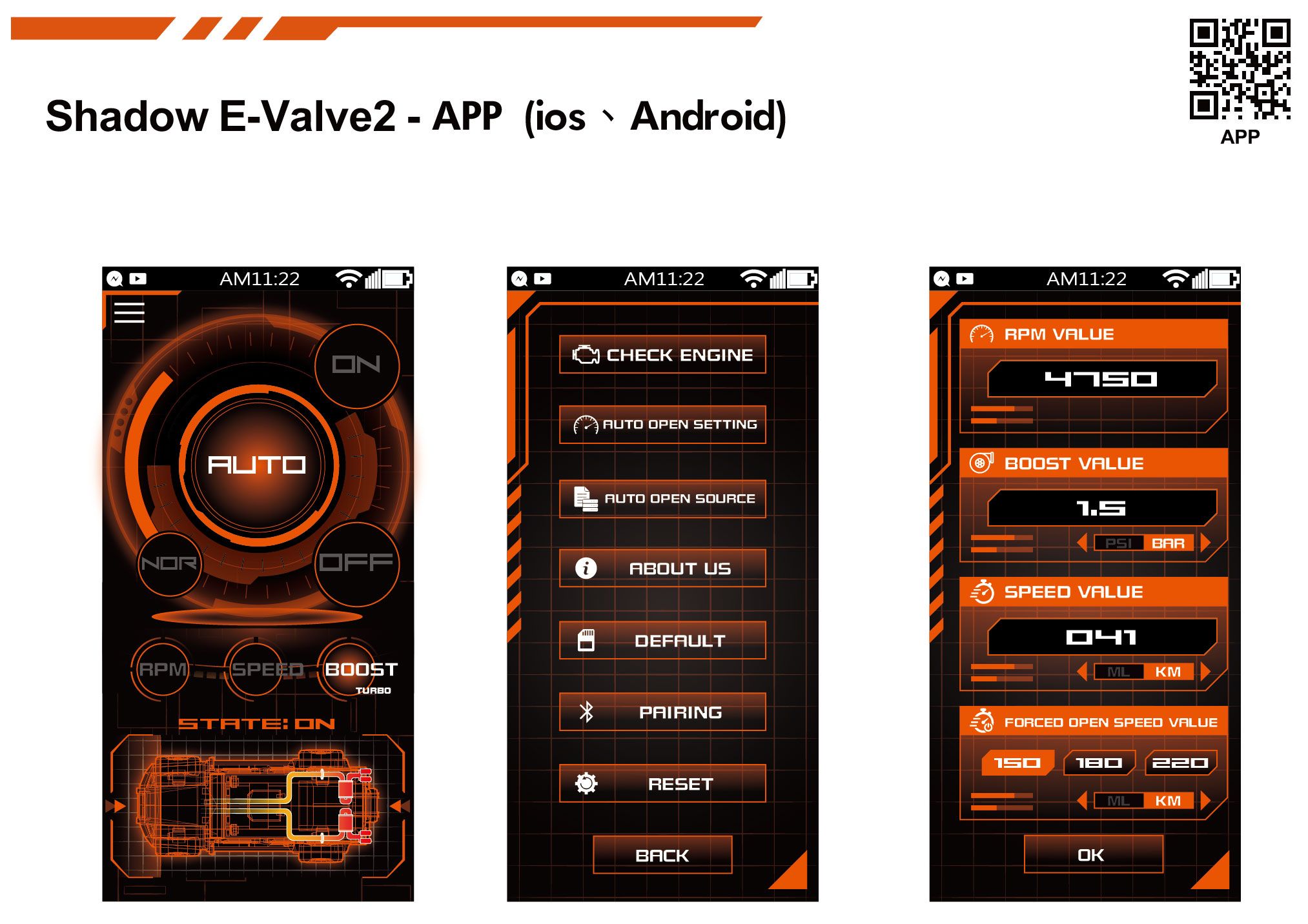 Aplicación del controlador de válvula SHADOW