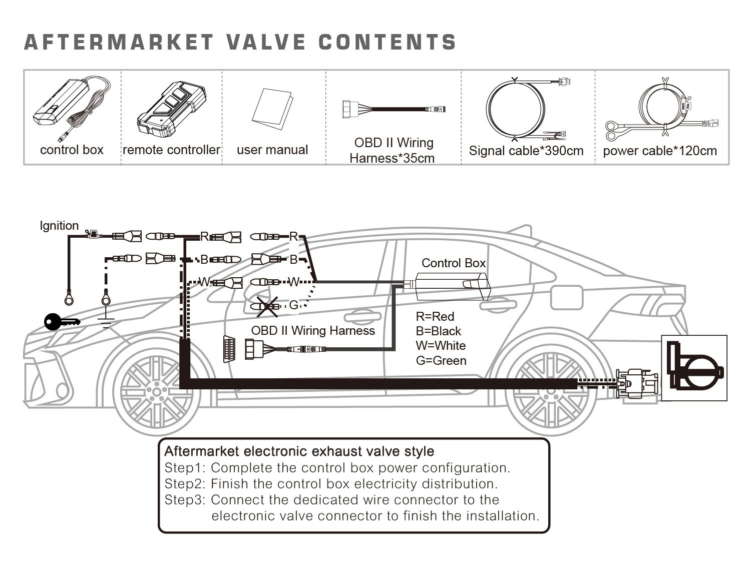 Shadow Electronic Exhaust Valve Controller II- Accessories for install