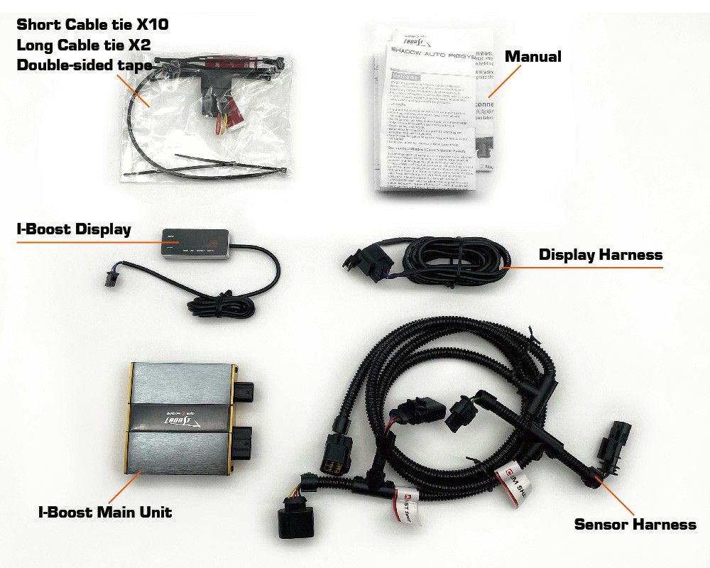 I-BOOST Tuning-Box-Inhalte