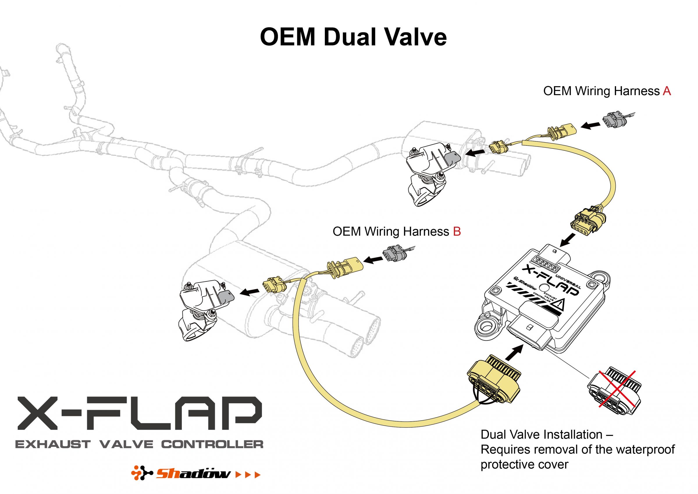 X-FLAP_Diagramme_de_câblage_OEM_Dual-Valve_FR_20260722 X-FLAP_Diagramme_de_câblage_OEM_Dual-Valve_FR_20260722