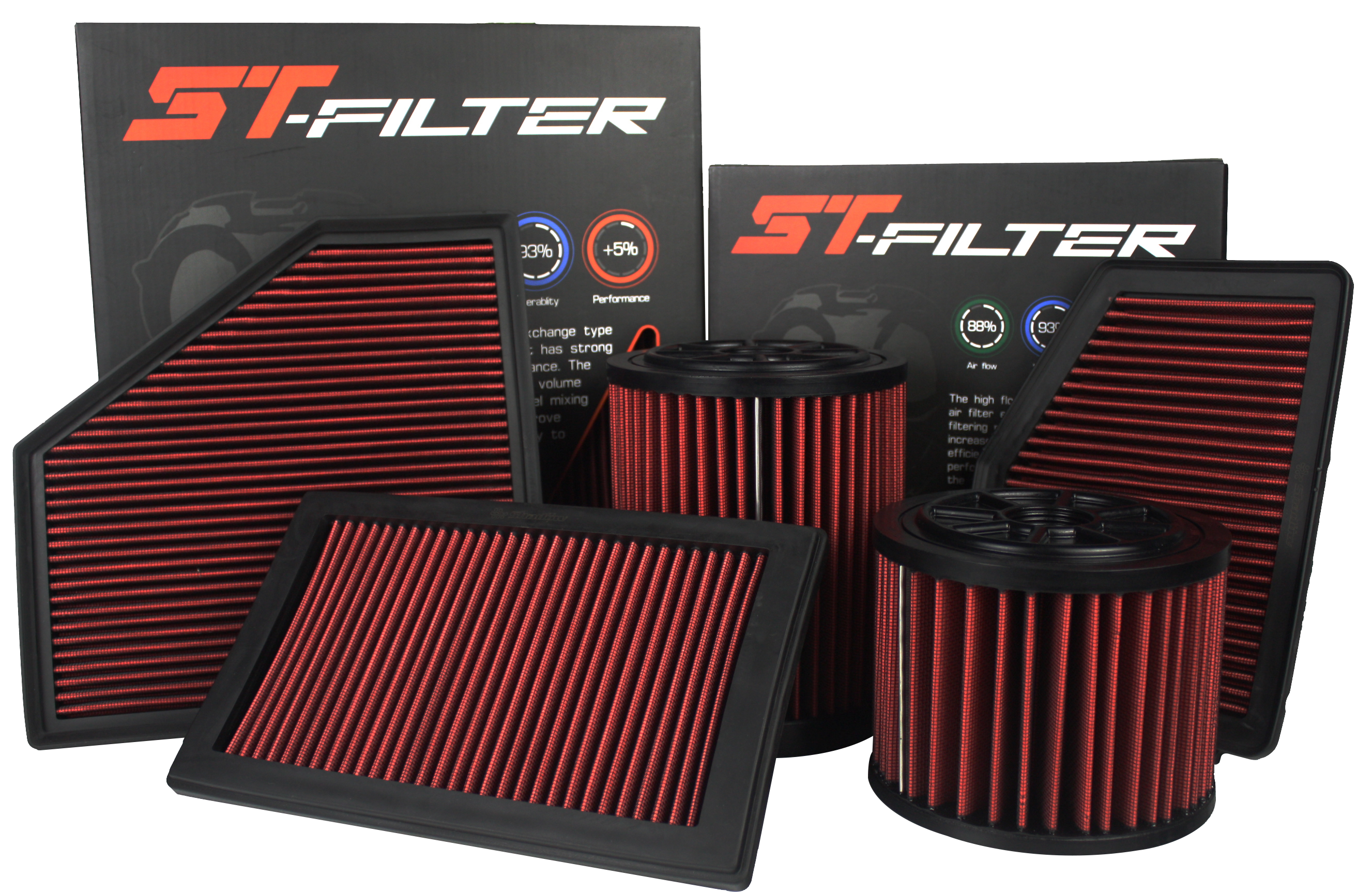 ST high flow air filter released by shadow